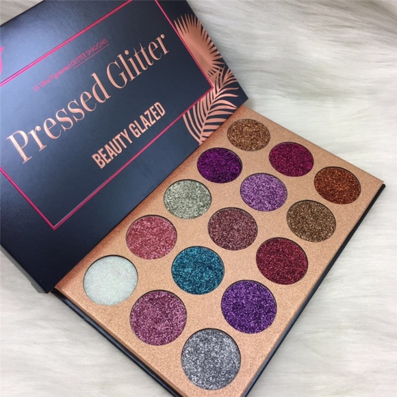 Eyeshadow Other - Pressed Glitter Eyeshadow Palette 15 Shades